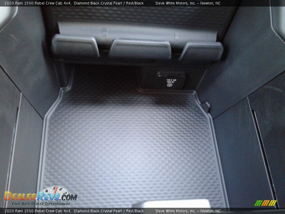2020 Ram 1500 Rebel Crew Cab 4x4 Diamond Black Crystal Pearl / Red/Black Photo #30