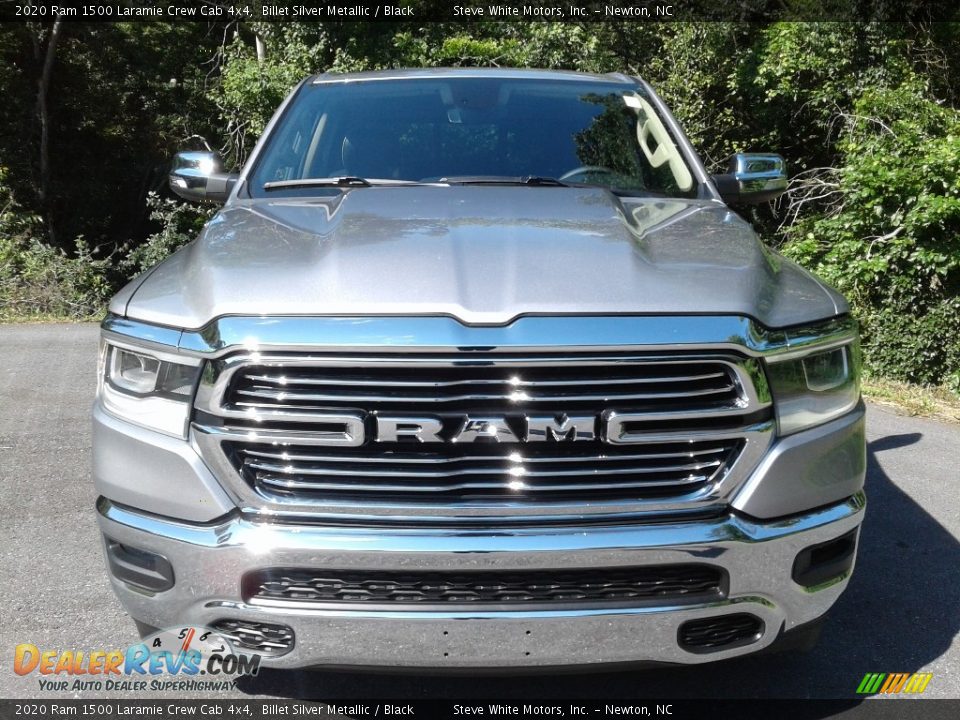 2020 Ram 1500 Laramie Crew Cab 4x4 Billet Silver Metallic / Black Photo #3