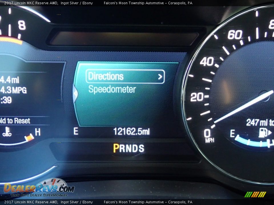 2017 Lincoln MKC Reserve AWD Ingot Silver / Ebony Photo #24
