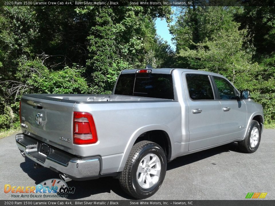 2020 Ram 1500 Laramie Crew Cab 4x4 Billet Silver Metallic / Black Photo #6