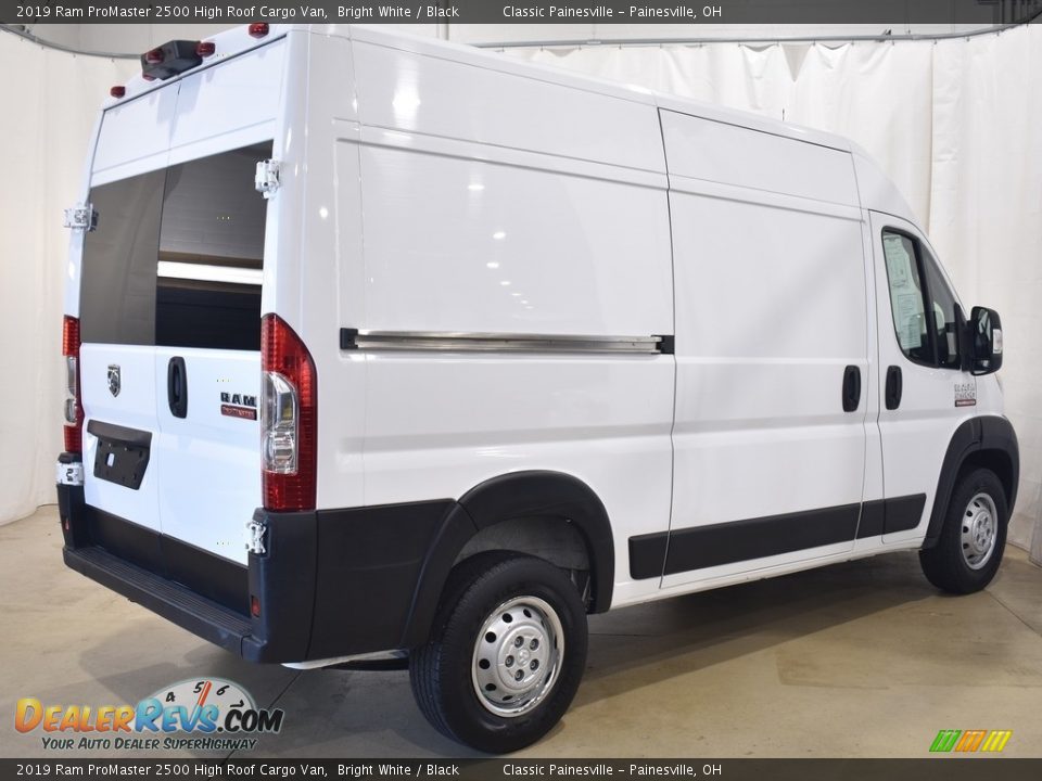 2019 Ram ProMaster 2500 High Roof Cargo Van Bright White / Black Photo #2