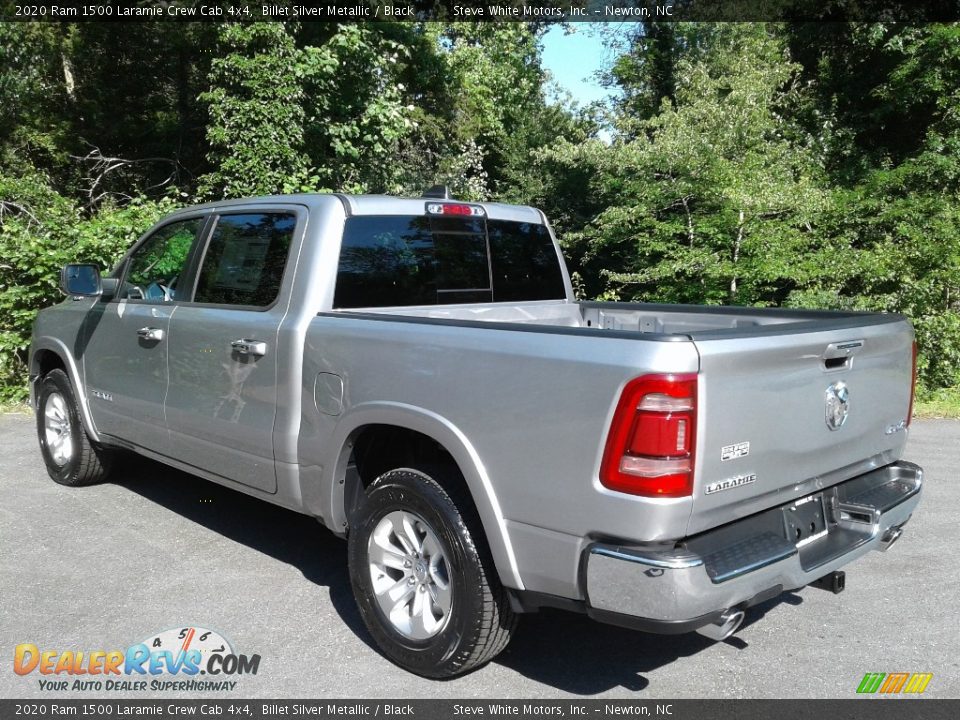 2020 Ram 1500 Laramie Crew Cab 4x4 Billet Silver Metallic / Black Photo #9