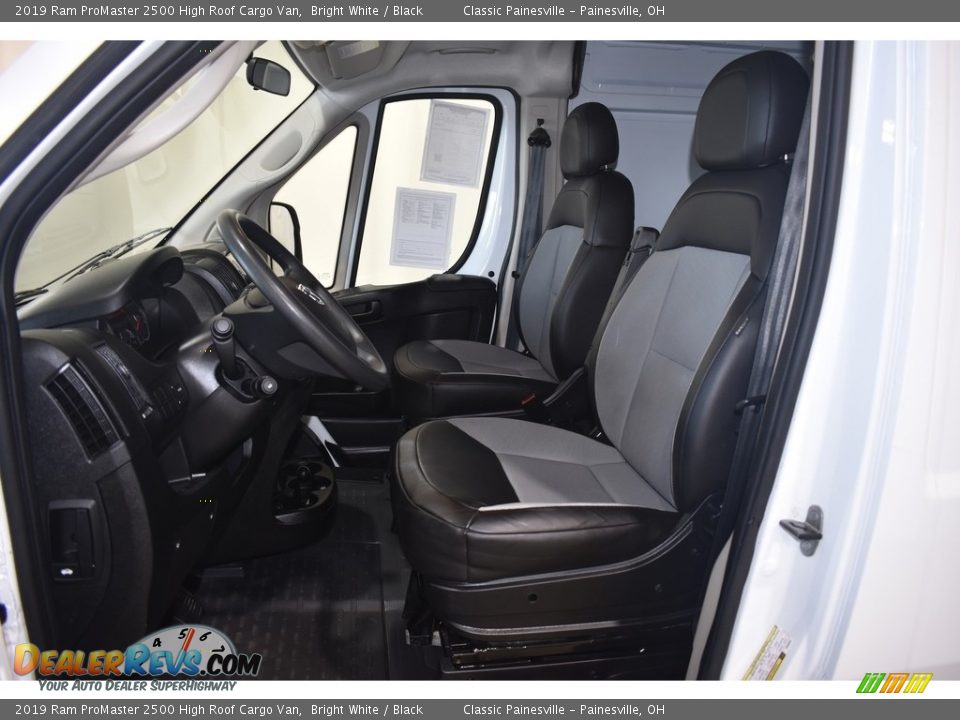 2019 Ram ProMaster 2500 High Roof Cargo Van Bright White / Black Photo #7