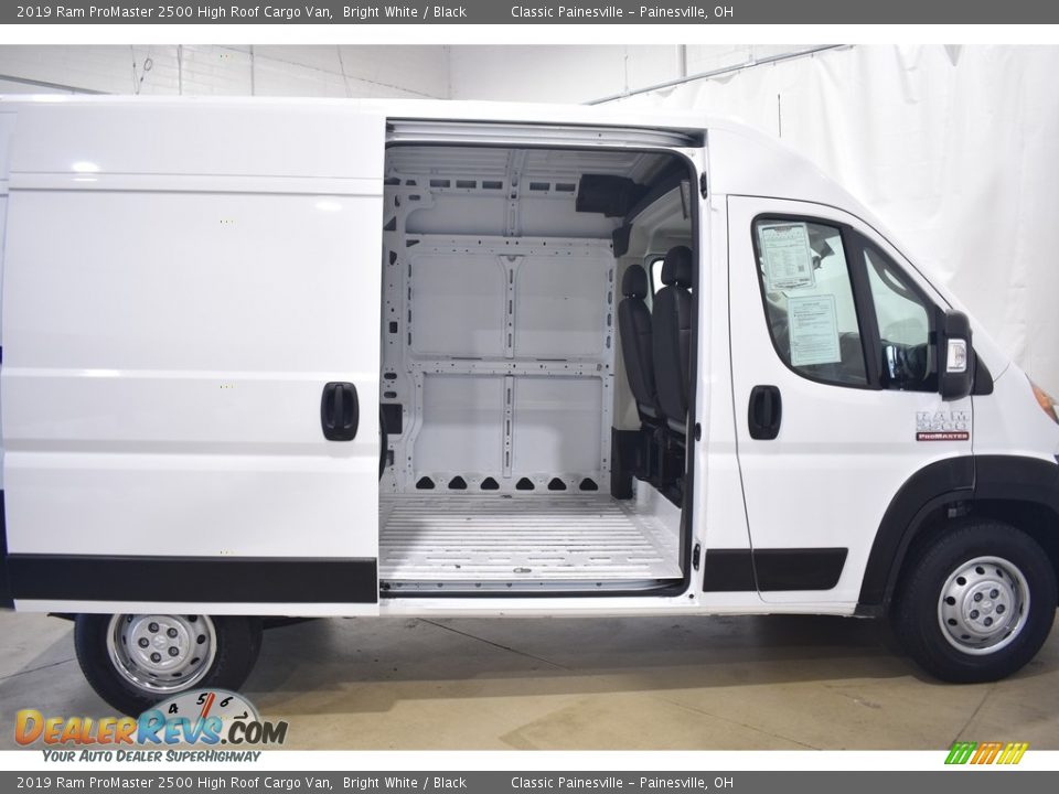 2019 Ram ProMaster 2500 High Roof Cargo Van Bright White / Black Photo #9