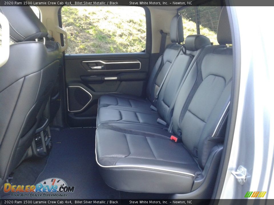 Rear Seat of 2020 Ram 1500 Laramie Crew Cab 4x4 Photo #13