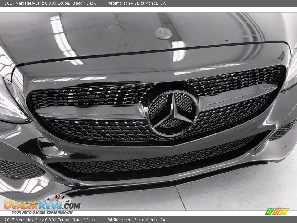 2017 Mercedes-Benz C 300 Coupe Black / Black Photo #33