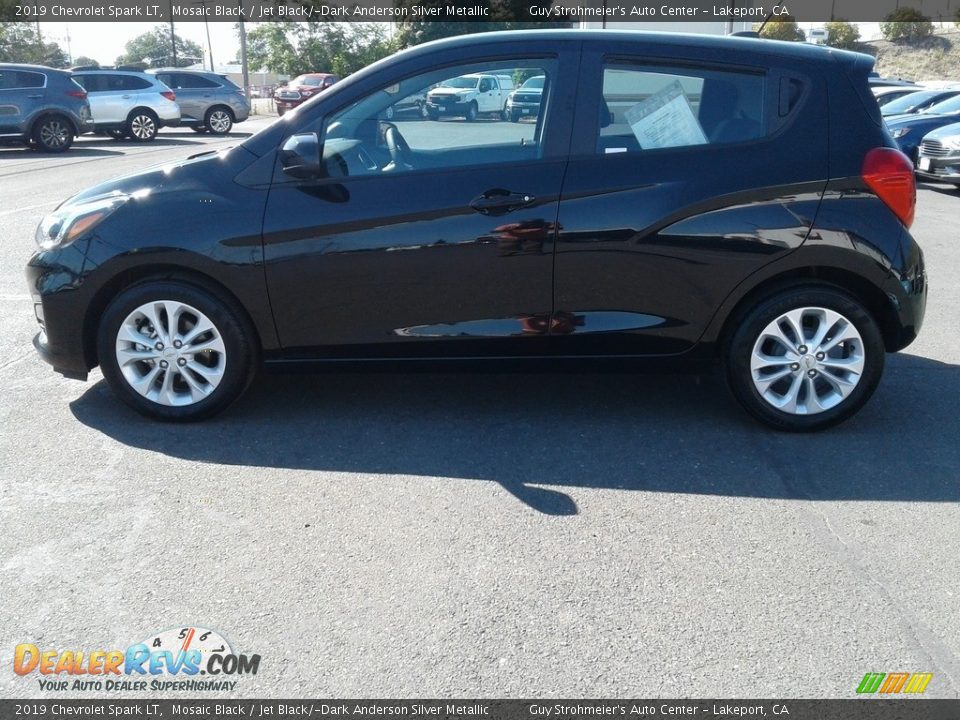 2019 Chevrolet Spark LT Mosaic Black / Jet Black/­Dark Anderson Silver Metallic Photo #8