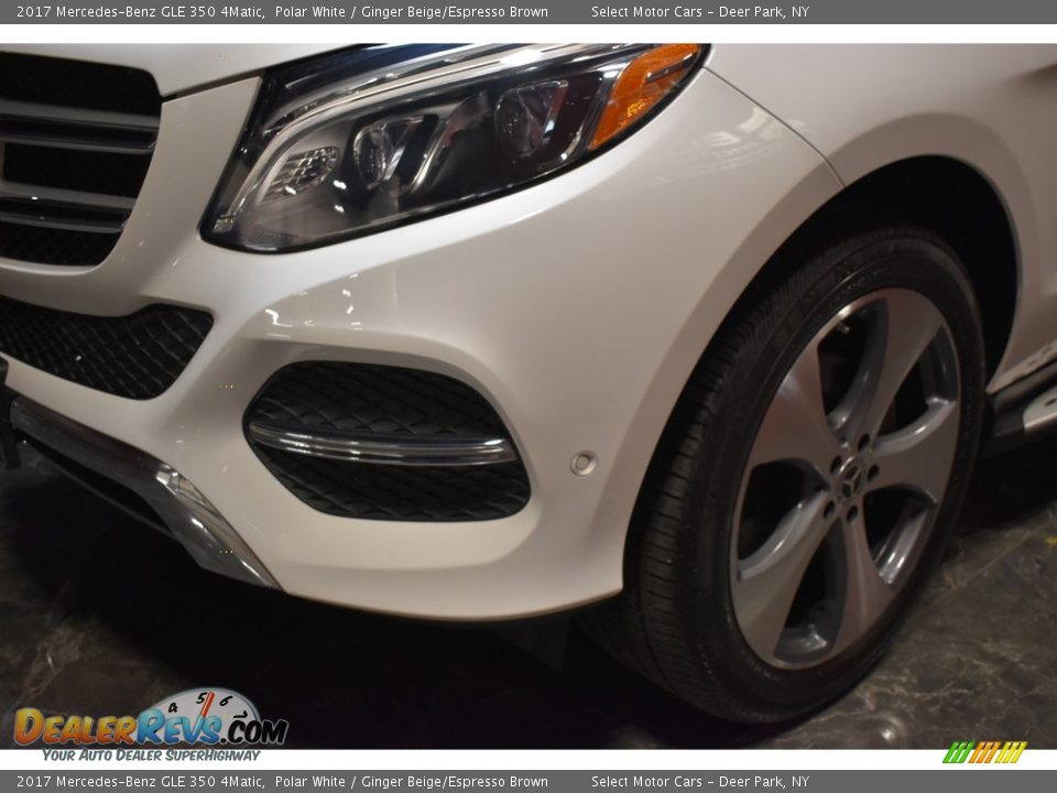 2017 Mercedes-Benz GLE 350 4Matic Polar White / Ginger Beige/Espresso Brown Photo #5