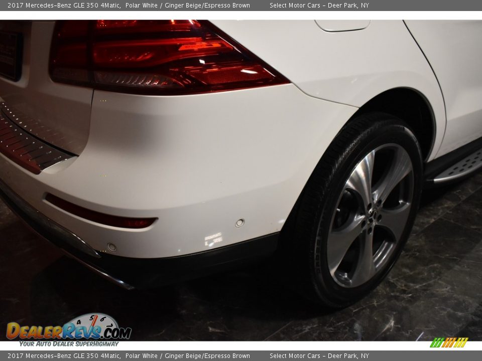 2017 Mercedes-Benz GLE 350 4Matic Polar White / Ginger Beige/Espresso Brown Photo #7