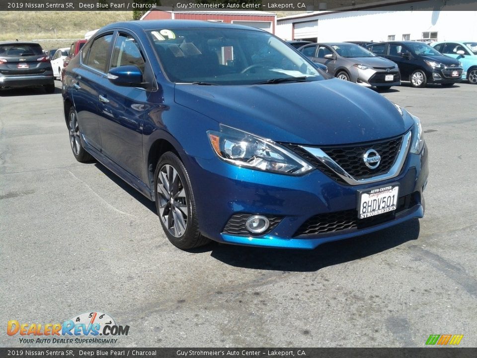2019 Nissan Sentra SR Deep Blue Pearl / Charcoal Photo #1