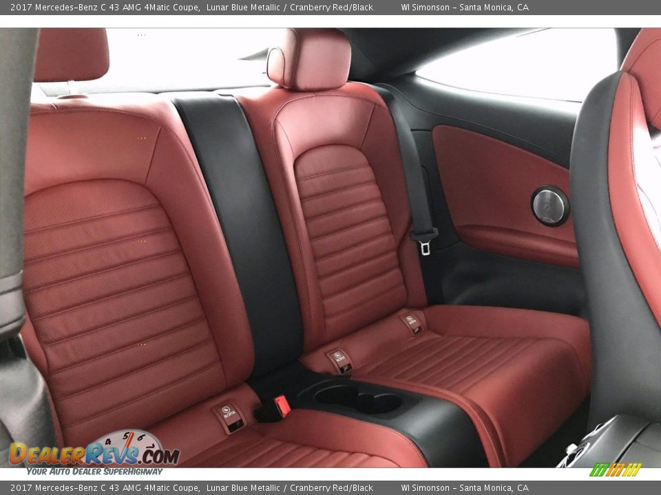 Rear Seat of 2017 Mercedes-Benz C 43 AMG 4Matic Coupe Photo #13