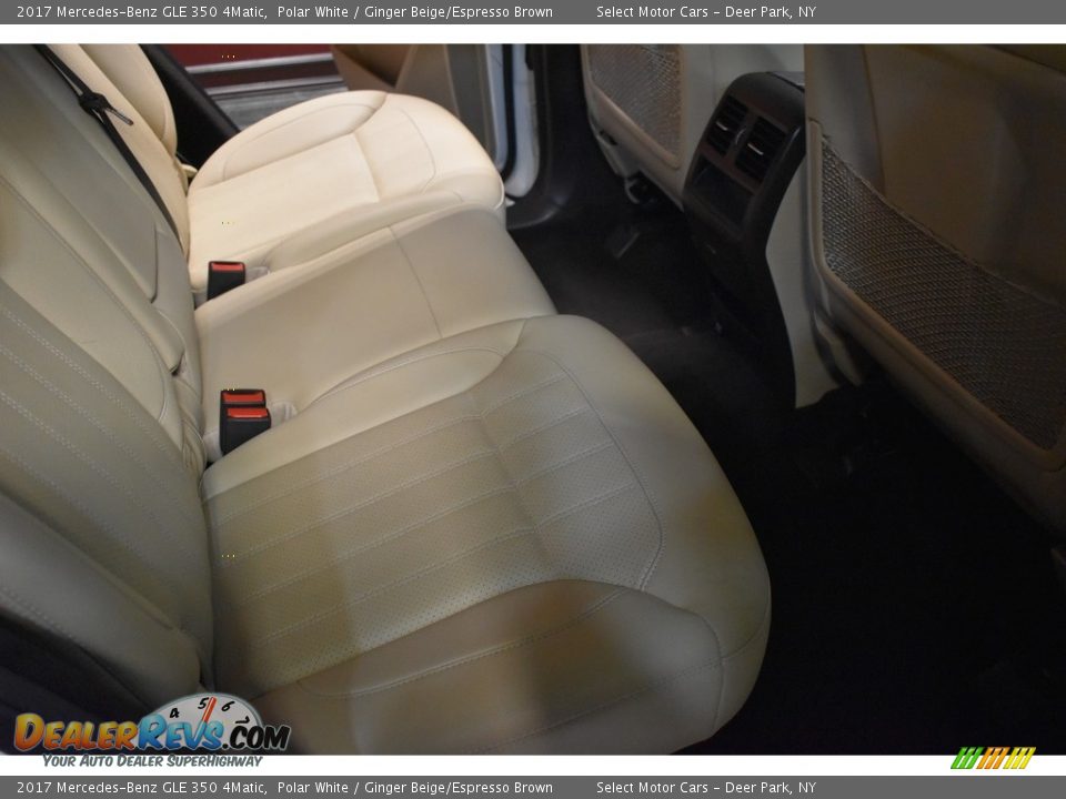 2017 Mercedes-Benz GLE 350 4Matic Polar White / Ginger Beige/Espresso Brown Photo #15