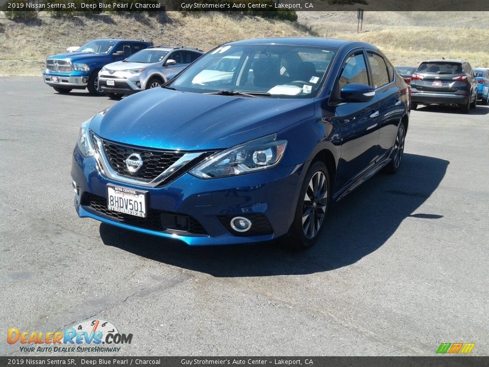 2019 Nissan Sentra SR Deep Blue Pearl / Charcoal Photo #2