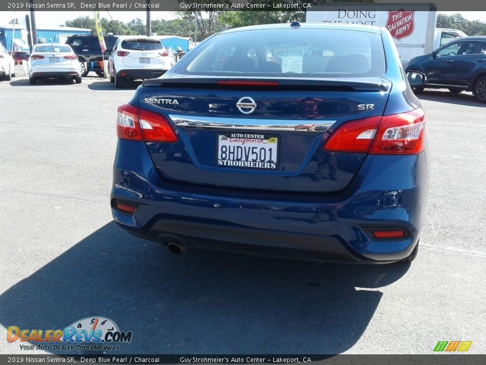 2019 Nissan Sentra SR Deep Blue Pearl / Charcoal Photo #3