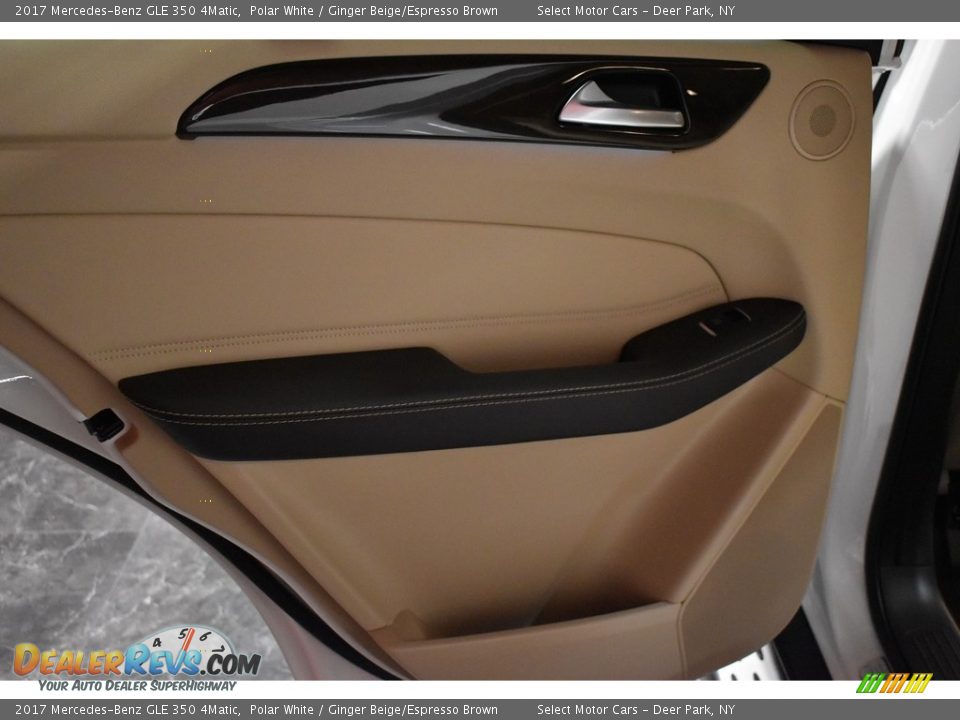 2017 Mercedes-Benz GLE 350 4Matic Polar White / Ginger Beige/Espresso Brown Photo #18