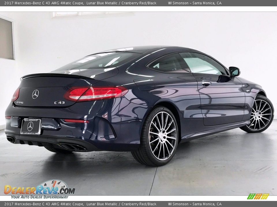 Lunar Blue Metallic 2017 Mercedes-Benz C 43 AMG 4Matic Coupe Photo #16