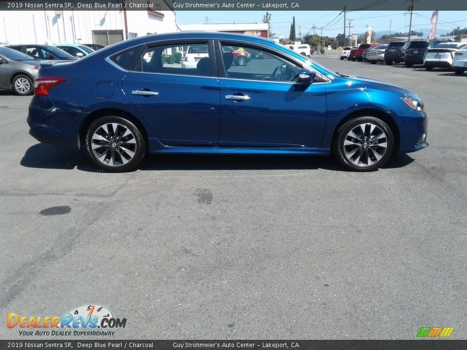 2019 Nissan Sentra SR Deep Blue Pearl / Charcoal Photo #6
