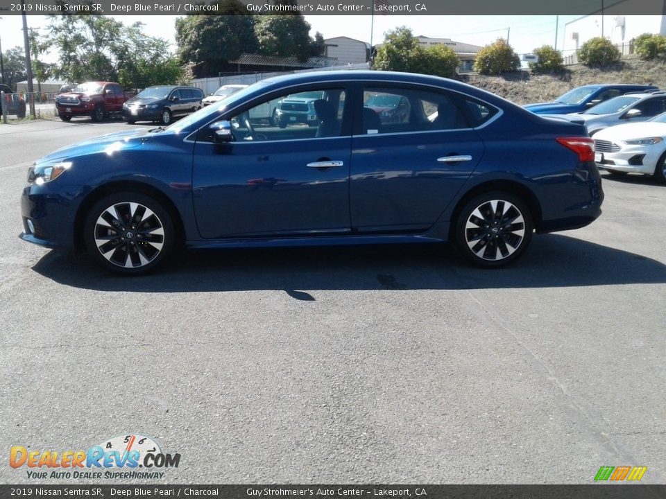 2019 Nissan Sentra SR Deep Blue Pearl / Charcoal Photo #8