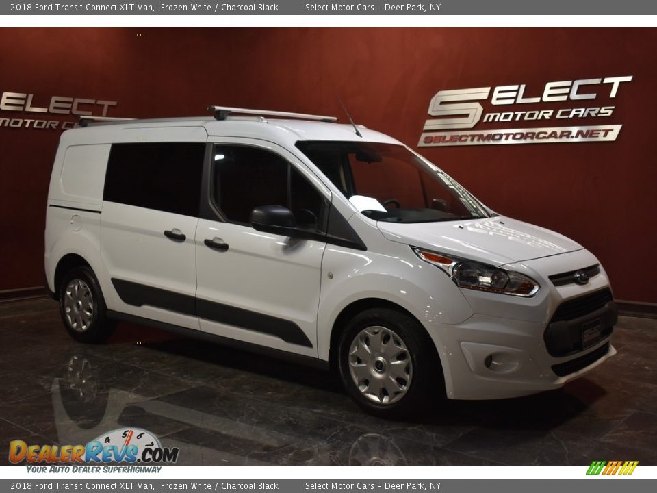 2018 Ford Transit Connect XLT Van Frozen White / Charcoal Black Photo #3