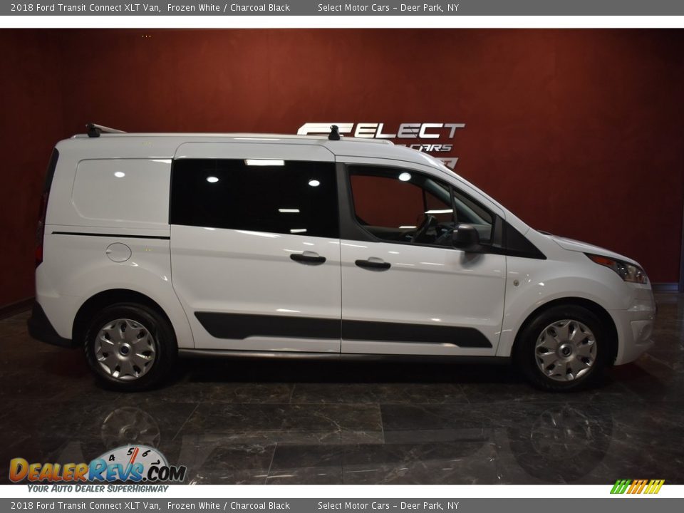 2018 Ford Transit Connect XLT Van Frozen White / Charcoal Black Photo #4