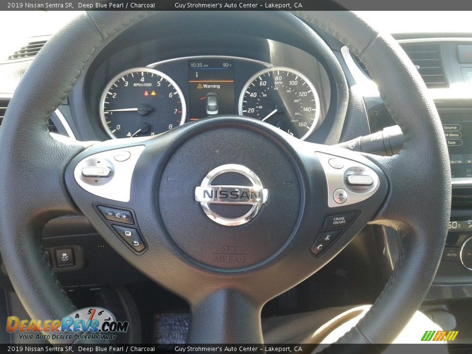 2019 Nissan Sentra SR Deep Blue Pearl / Charcoal Photo #17