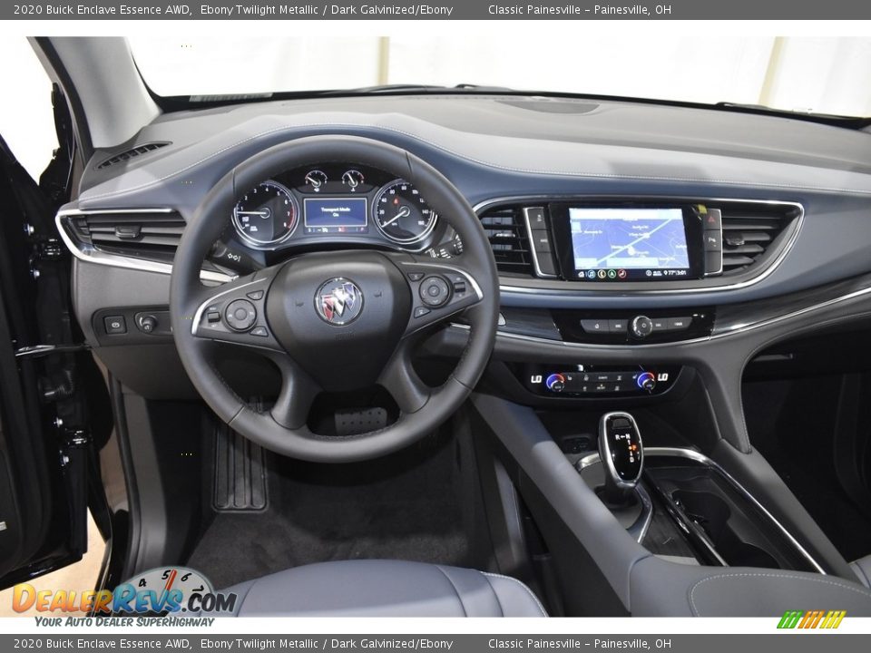 2020 Buick Enclave Essence AWD Ebony Twilight Metallic / Dark Galvinized/Ebony Photo #10