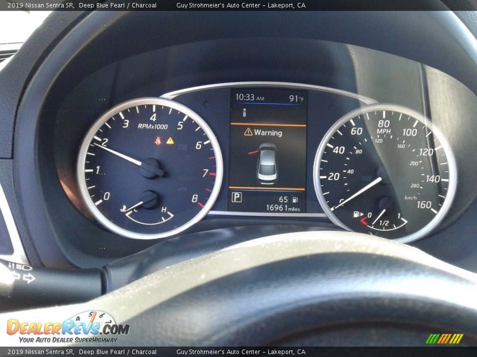 2019 Nissan Sentra SR Deep Blue Pearl / Charcoal Photo #18