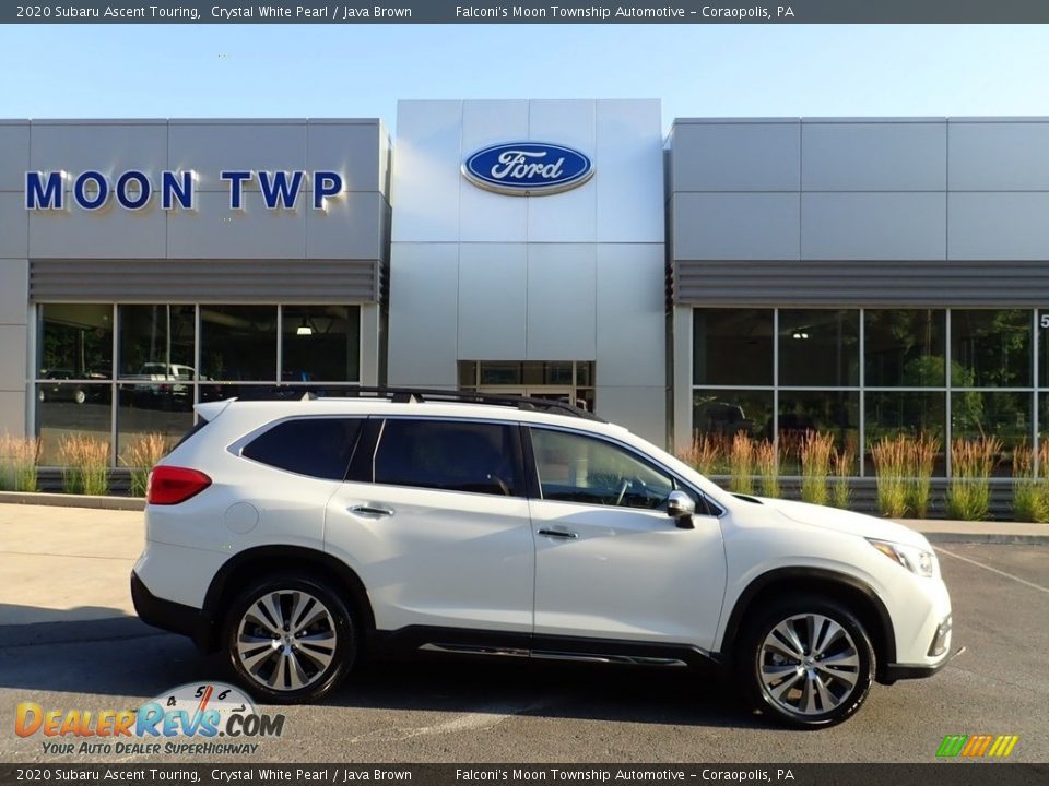 2020 Subaru Ascent Touring Crystal White Pearl / Java Brown Photo #1