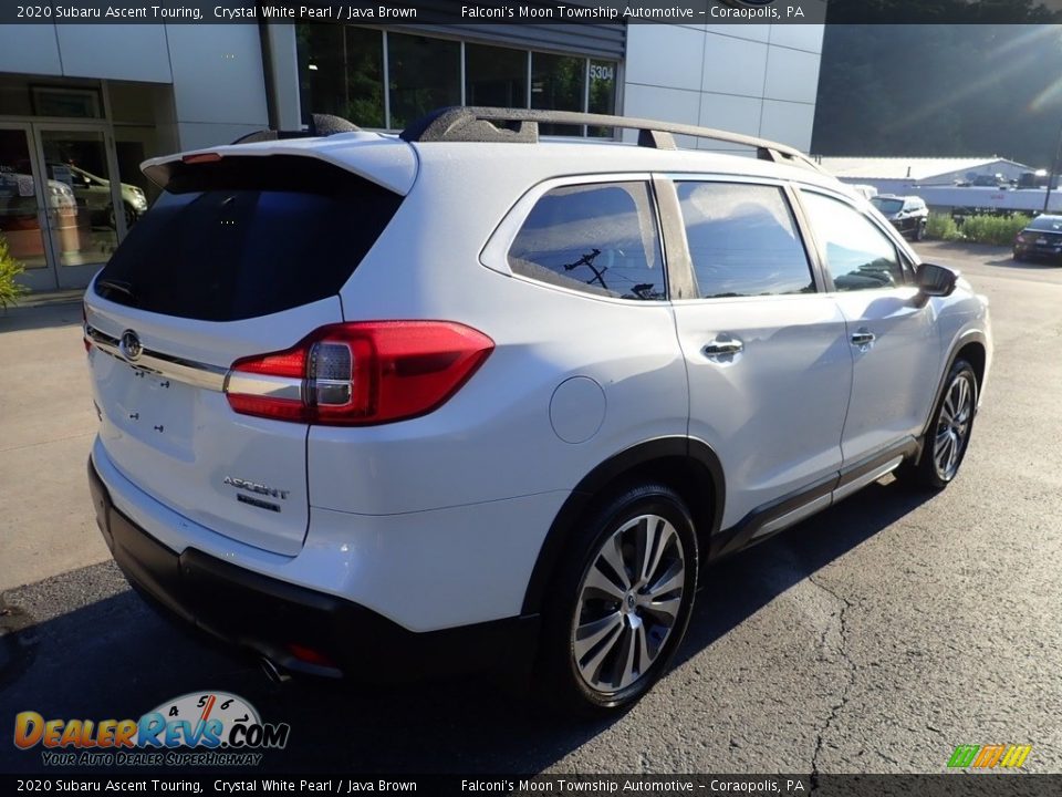 2020 Subaru Ascent Touring Crystal White Pearl / Java Brown Photo #2