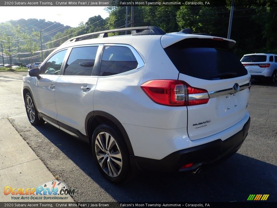 2020 Subaru Ascent Touring Crystal White Pearl / Java Brown Photo #5