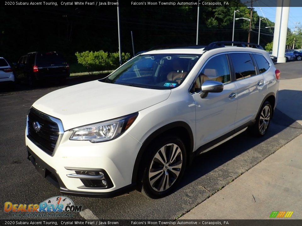 2020 Subaru Ascent Touring Crystal White Pearl / Java Brown Photo #7