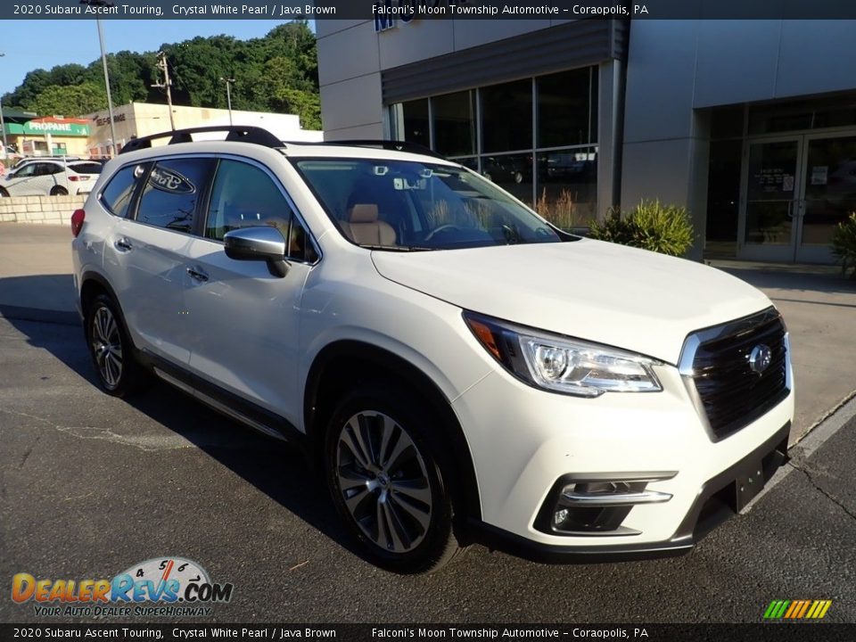 2020 Subaru Ascent Touring Crystal White Pearl / Java Brown Photo #9