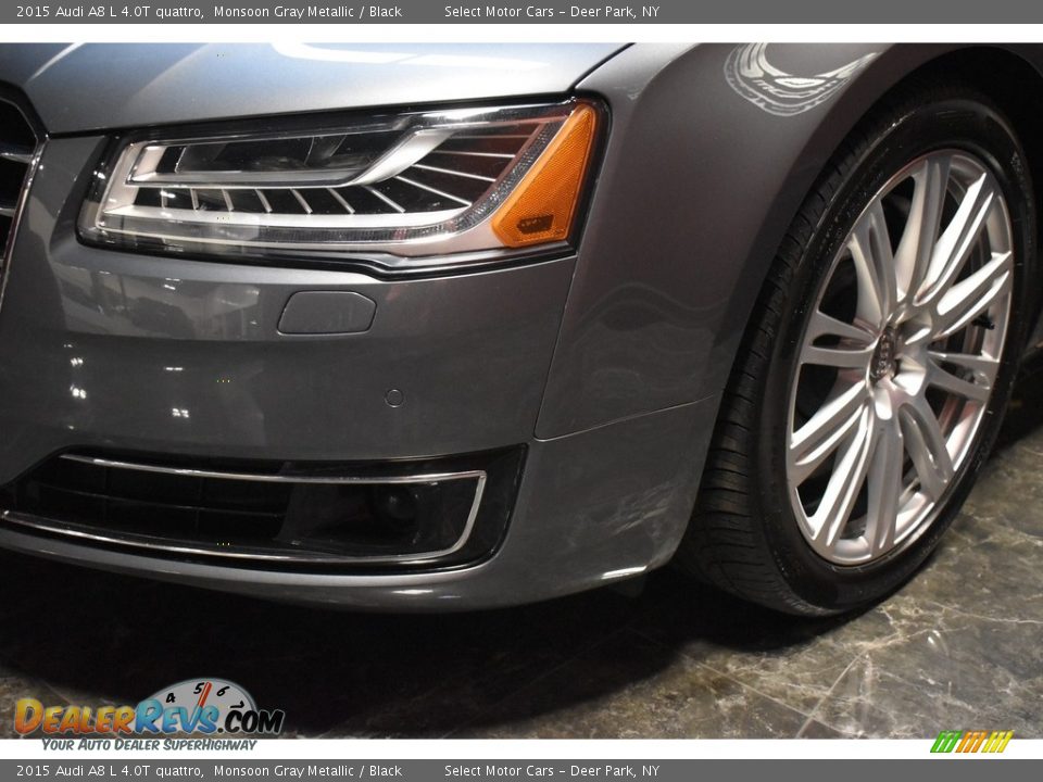 2015 Audi A8 L 4.0T quattro Monsoon Gray Metallic / Black Photo #5