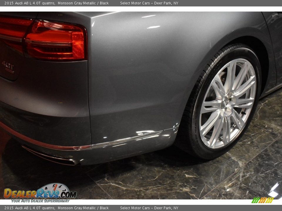 2015 Audi A8 L 4.0T quattro Monsoon Gray Metallic / Black Photo #7