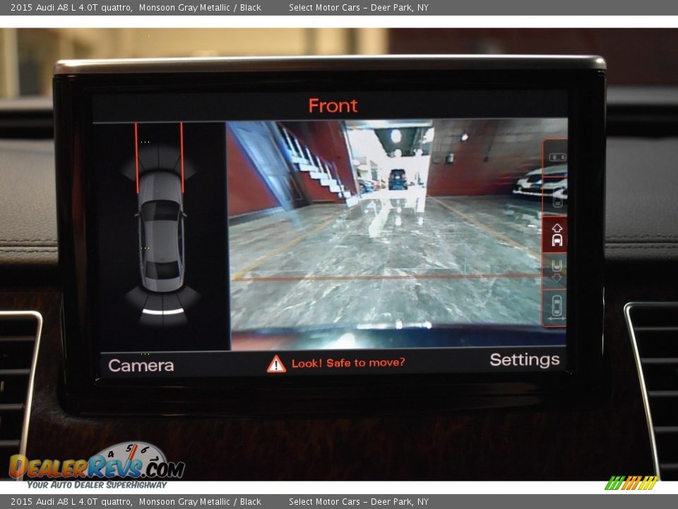 2015 Audi A8 L 4.0T quattro Monsoon Gray Metallic / Black Photo #12