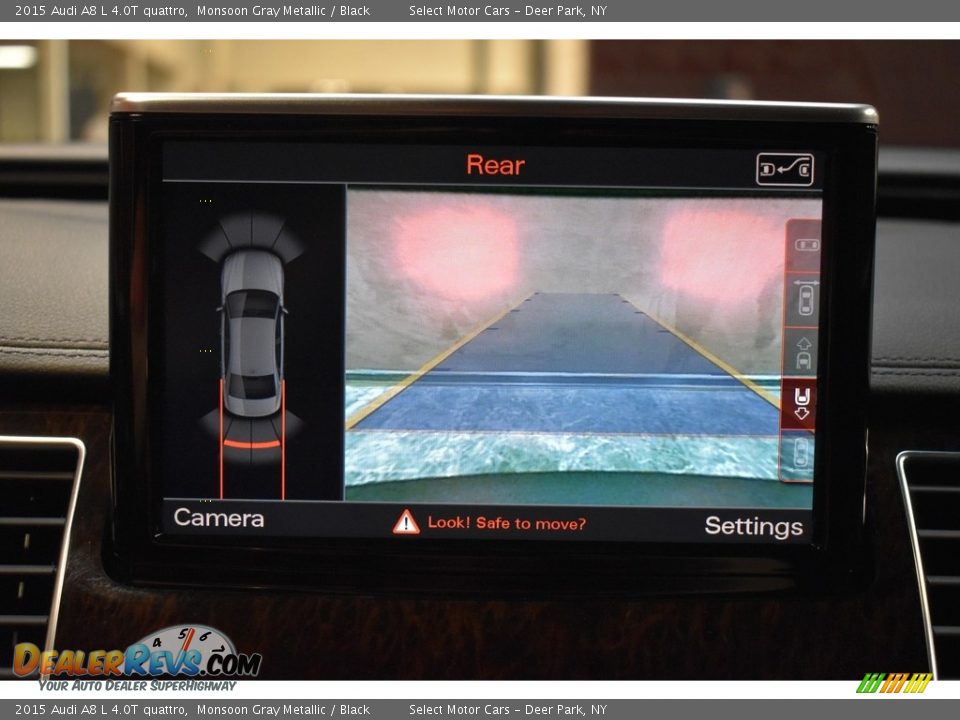 2015 Audi A8 L 4.0T quattro Monsoon Gray Metallic / Black Photo #13