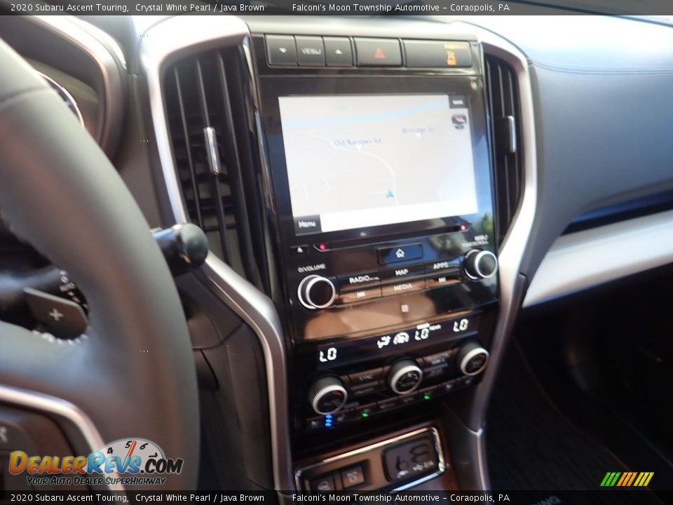 2020 Subaru Ascent Touring Crystal White Pearl / Java Brown Photo #22