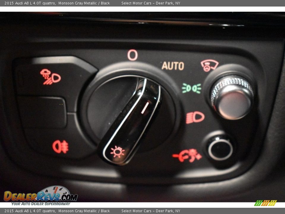 2015 Audi A8 L 4.0T quattro Monsoon Gray Metallic / Black Photo #14