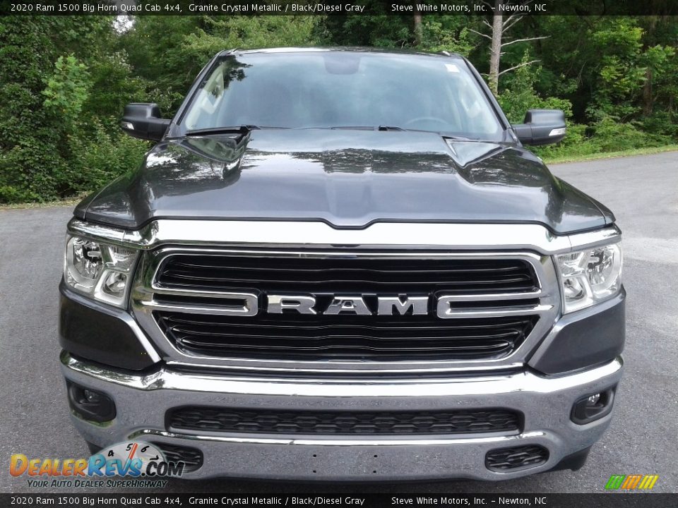 2020 Ram 1500 Big Horn Quad Cab 4x4 Granite Crystal Metallic / Black/Diesel Gray Photo #3