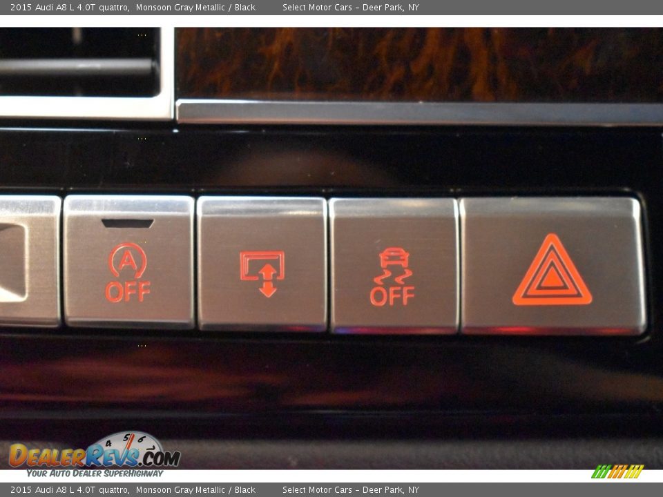 2015 Audi A8 L 4.0T quattro Monsoon Gray Metallic / Black Photo #17