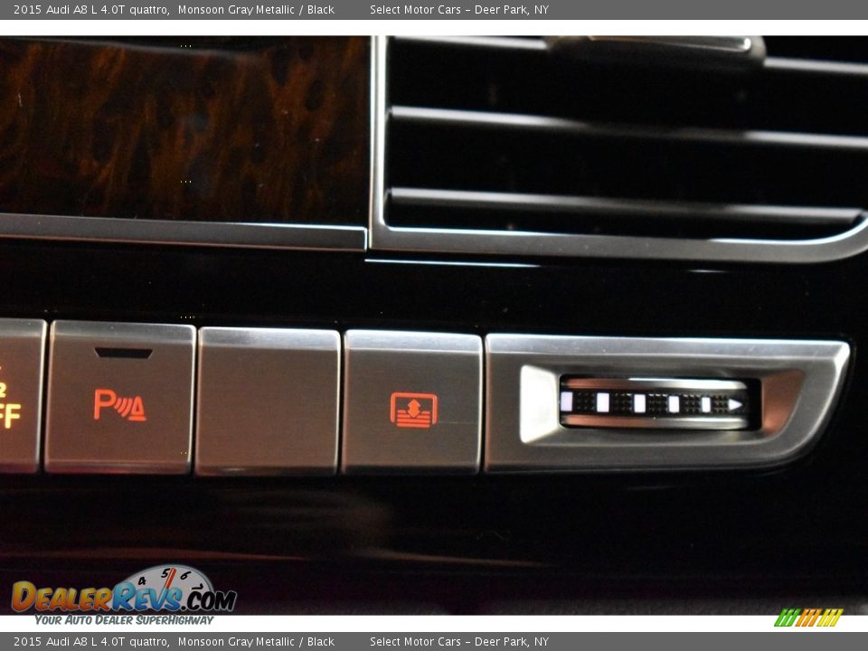 2015 Audi A8 L 4.0T quattro Monsoon Gray Metallic / Black Photo #18