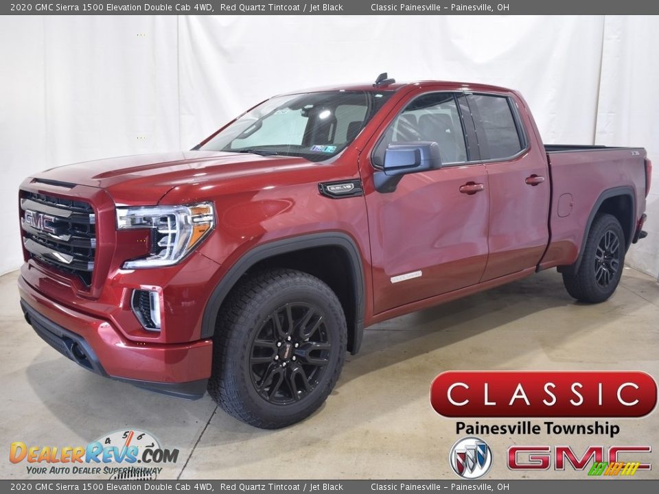 2020 GMC Sierra 1500 Elevation Double Cab 4WD Red Quartz Tintcoat / Jet Black Photo #1