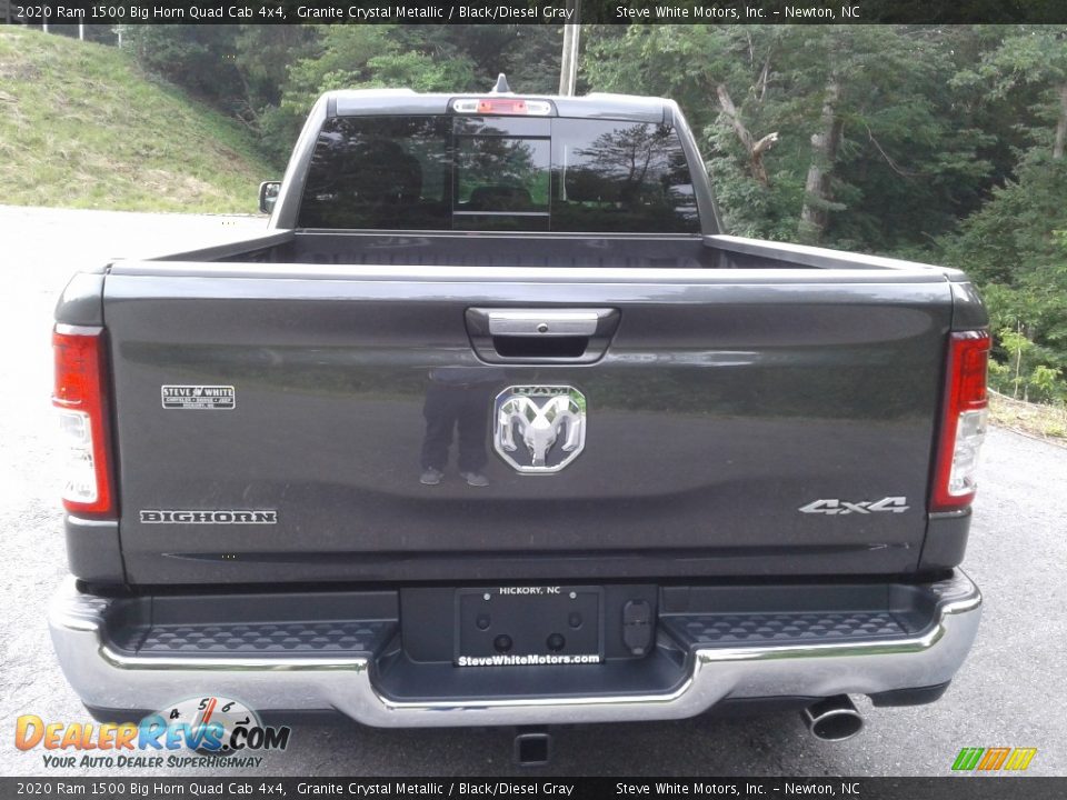2020 Ram 1500 Big Horn Quad Cab 4x4 Granite Crystal Metallic / Black/Diesel Gray Photo #7