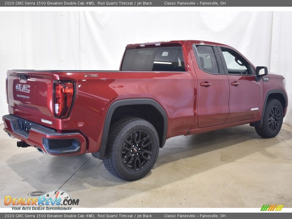 2020 GMC Sierra 1500 Elevation Double Cab 4WD Red Quartz Tintcoat / Jet Black Photo #2
