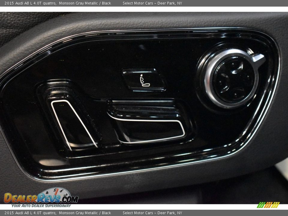 2015 Audi A8 L 4.0T quattro Monsoon Gray Metallic / Black Photo #20