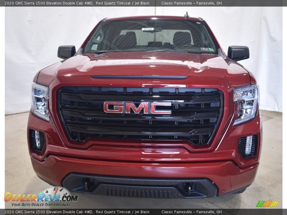 2020 GMC Sierra 1500 Elevation Double Cab 4WD Red Quartz Tintcoat / Jet Black Photo #4