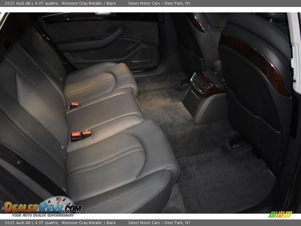2015 Audi A8 L 4.0T quattro Monsoon Gray Metallic / Black Photo #22
