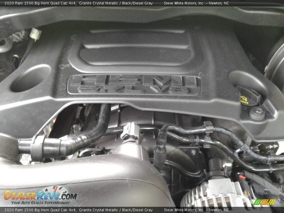 2020 Ram 1500 Big Horn Quad Cab 4x4 Granite Crystal Metallic / Black/Diesel Gray Photo #10
