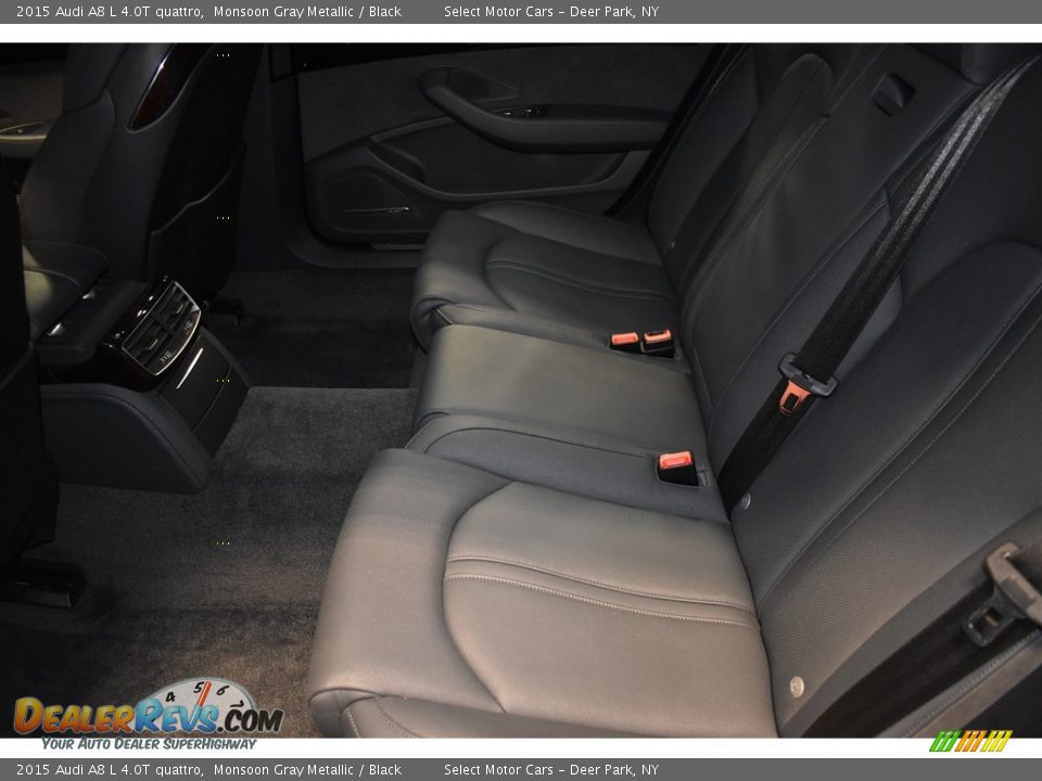 2015 Audi A8 L 4.0T quattro Monsoon Gray Metallic / Black Photo #23