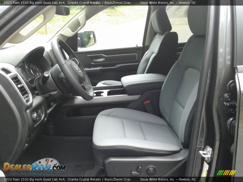 2020 Ram 1500 Big Horn Quad Cab 4x4 Granite Crystal Metallic / Black/Diesel Gray Photo #11